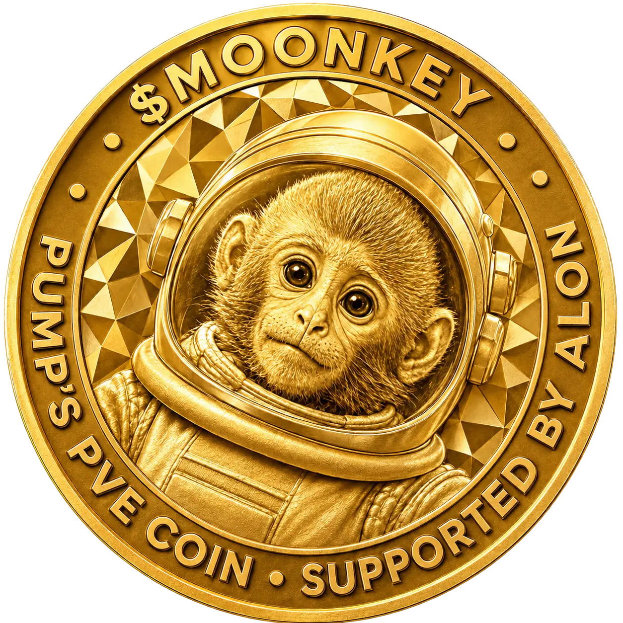 $MOONKEY gold coin backed by Alon
